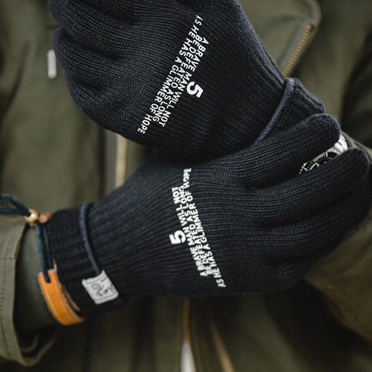 Retro Riding Gloves — Warm, Wear-Resistant Winter Pair