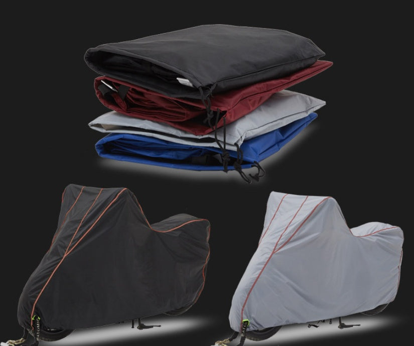 Motorcycle Cover — Waterproof Nylon, All-Bike Sizes