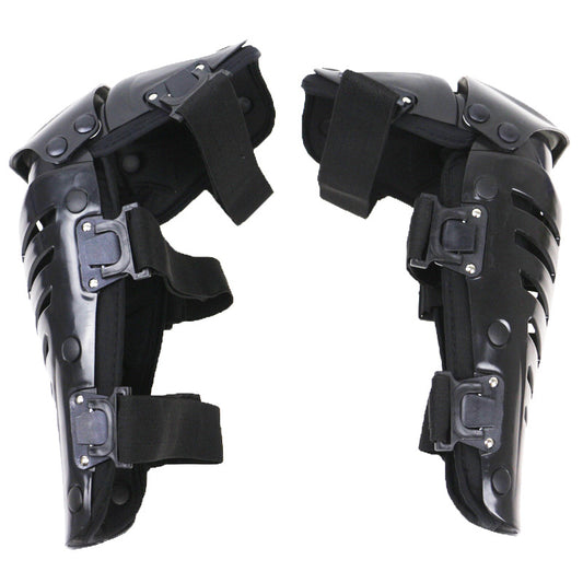 Motorcycle Knee Pads — PE Shell, Off-Road Protection