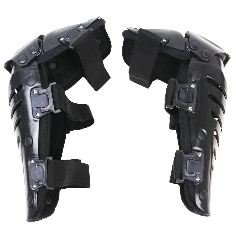 Motorcycle Knee Pads — PE Shell, Off-Road Protection
