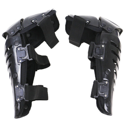 Motorcycle Knee Pads — PE Shell, Off-Road Protection