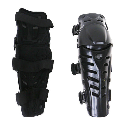 Motorcycle Knee Pads — PE Shell, Off-Road Protection