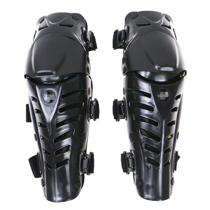 Motorcycle Knee Pads — PE Shell, Off-Road Protection