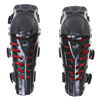 Motorcycle Knee Pads — PE Shell, Off-Road Protection