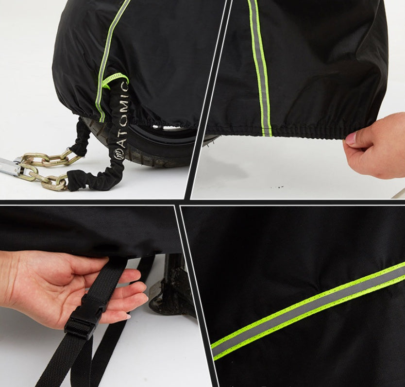 Motorcycle Cover — Waterproof Nylon, All-Bike Sizes