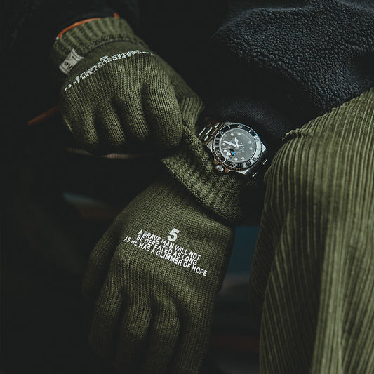 Retro Riding Gloves — Warm, Wear-Resistant Winter Pair
