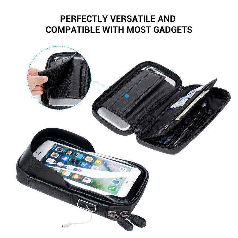 Waterproof Phone Mount Pouch — Fits 6" Touchscreens