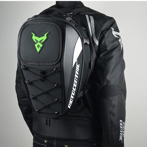 Motorcycle Tail Bag — Large Capacity, Rear Helmet Bag