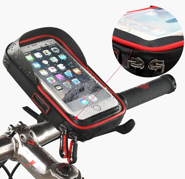 Waterproof Phone Mount Pouch — Fits 6" Touchscreens