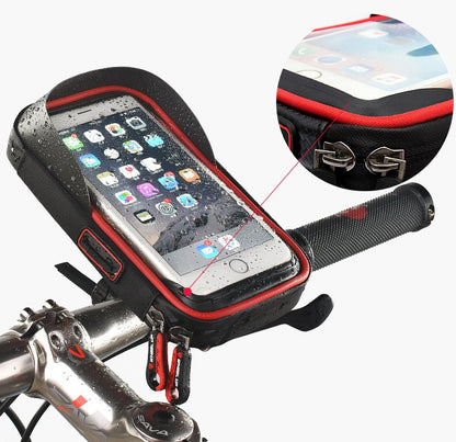 Waterproof Phone Mount Pouch — Fits 6" Touchscreens