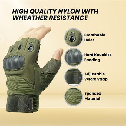 Non-Slip Knuckle Motorcycle Gloves