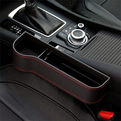 Leather Seat Pockets Car Console Side Organizer Pack of 1