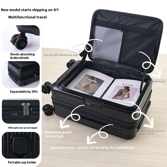 3-Piece Suitcase Set — Side-Opening, Expandable, YKK