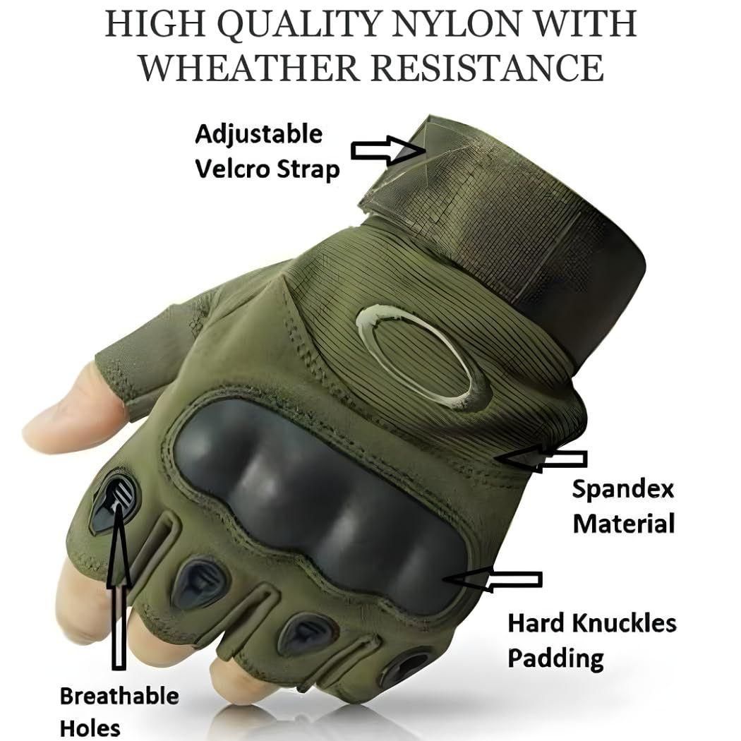 Non-Slip Knuckle Motorcycle Gloves