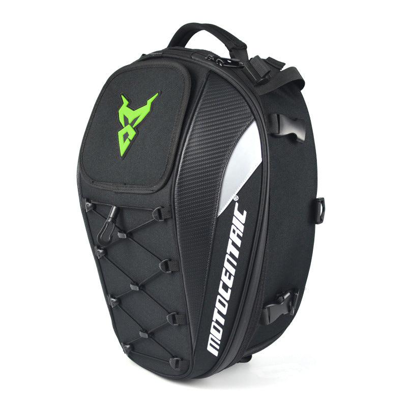 Motorcycle Tail Bag — Large Capacity, Rear Helmet Bag
