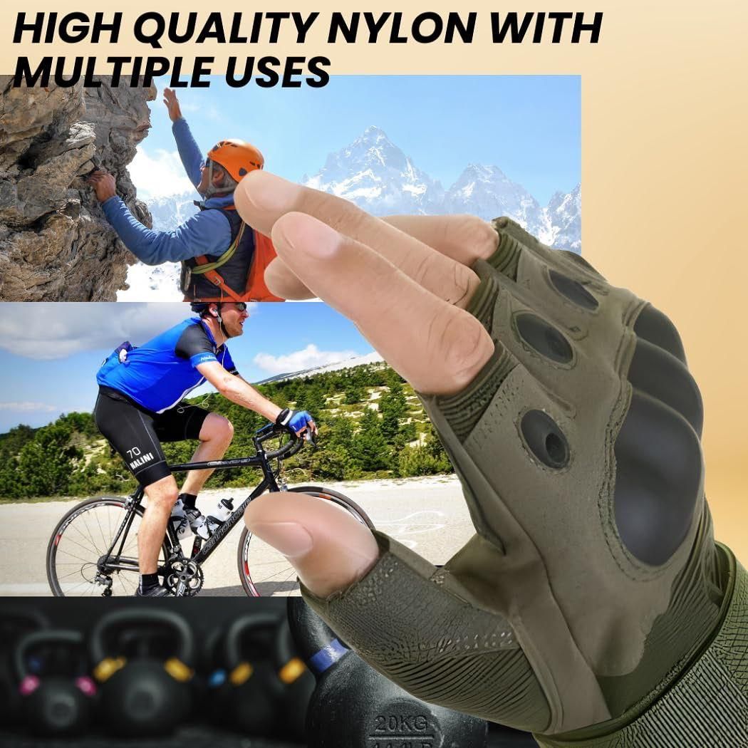 Non-Slip Knuckle Motorcycle Gloves
