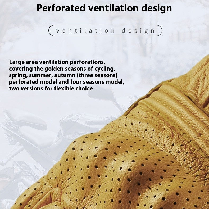 Motorbike Gloves — Warm, Breathable, Touchscreen