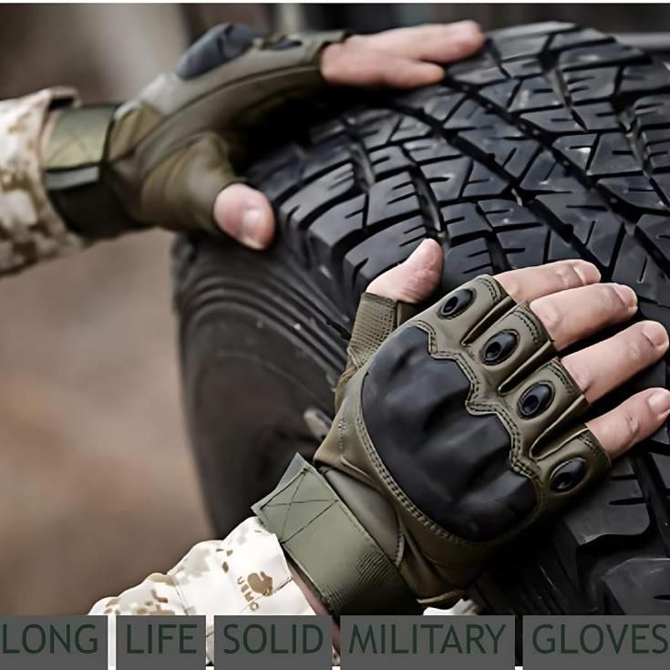 Non-Slip Knuckle Motorcycle Gloves