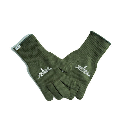 Retro Riding Gloves — Warm, Wear-Resistant Winter Pair