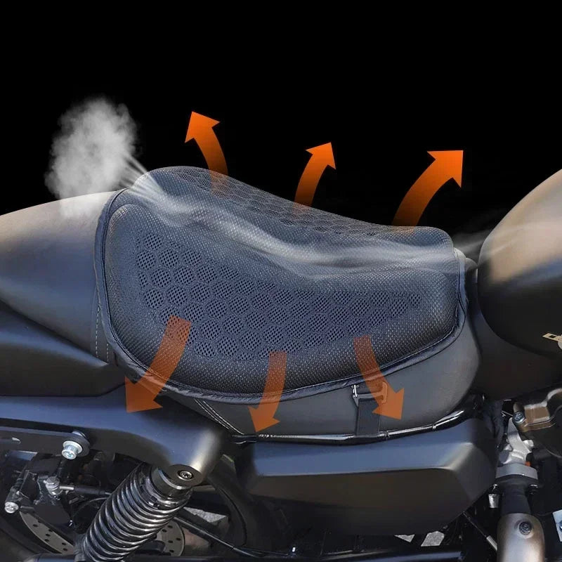 Honeycomb Gel Seat Cushion — Foldable, Breathable Pad