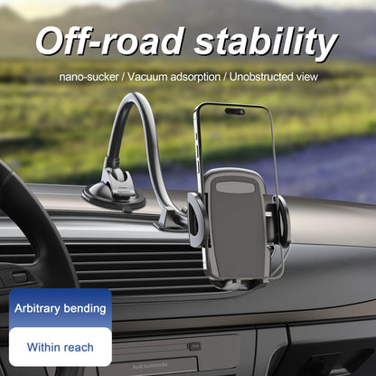 Gooseneck Phone Mount — 11.8" Anti-Shake, Car & Truck