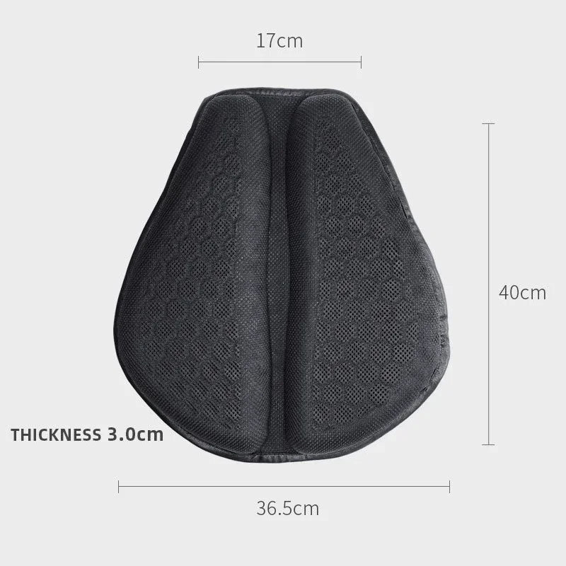 Honeycomb Gel Seat Cushion — Foldable, Breathable Pad