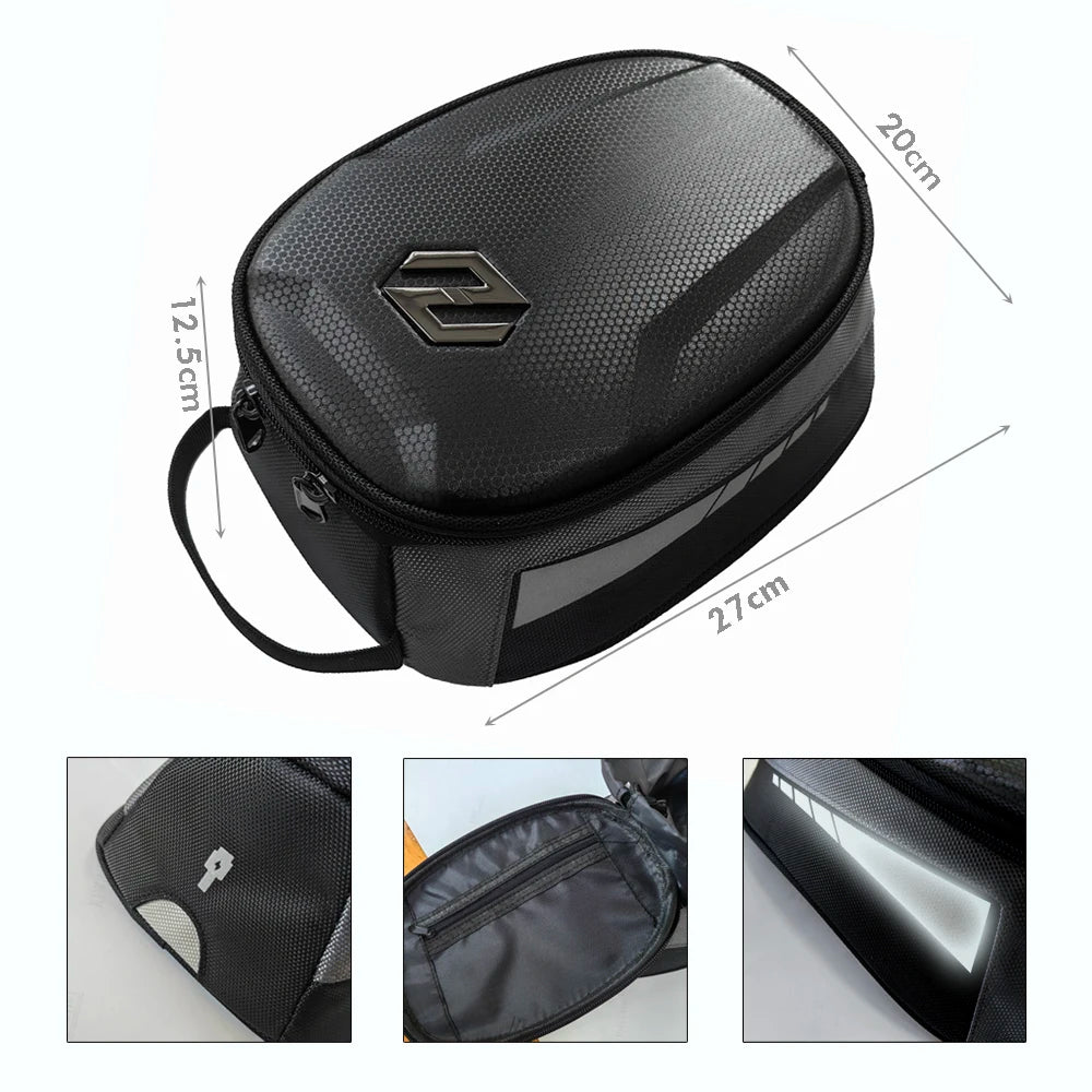 Magnetic Tank Bag 4.5L — Touring Hard Shell, EVA Teardrop