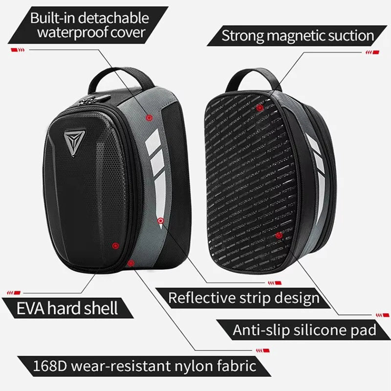 Retro Magnetic Fuel Tank Bag 4.5L — Waterproof Racing
