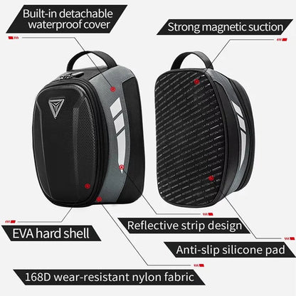 Retro Magnetic Fuel Tank Bag 4.5L — Waterproof Racing
