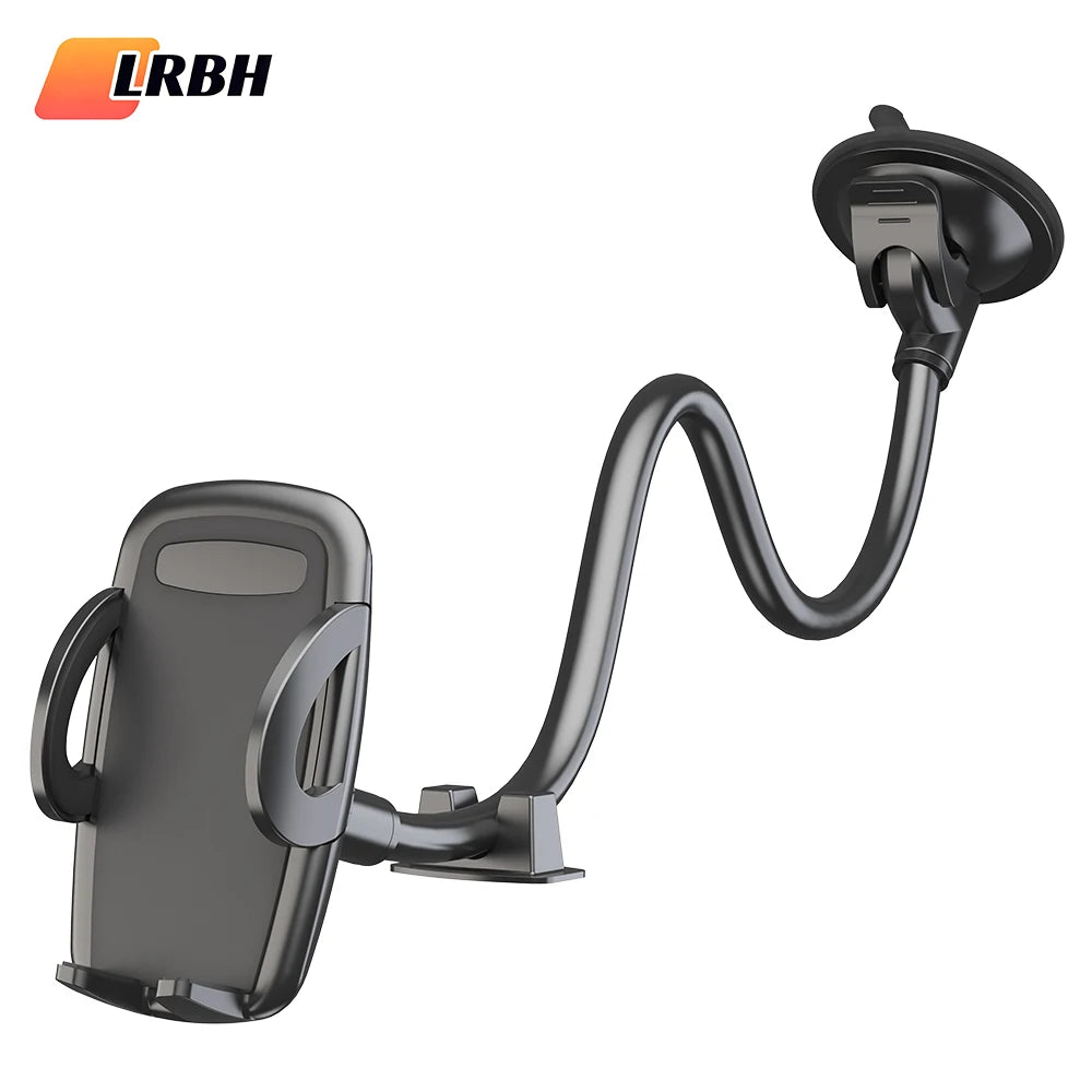 Gooseneck Phone Mount — 11.8" Anti-Shake, Car & Truck