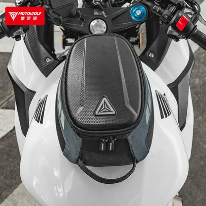 Retro Magnetic Fuel Tank Bag 4.5L — Waterproof Racing