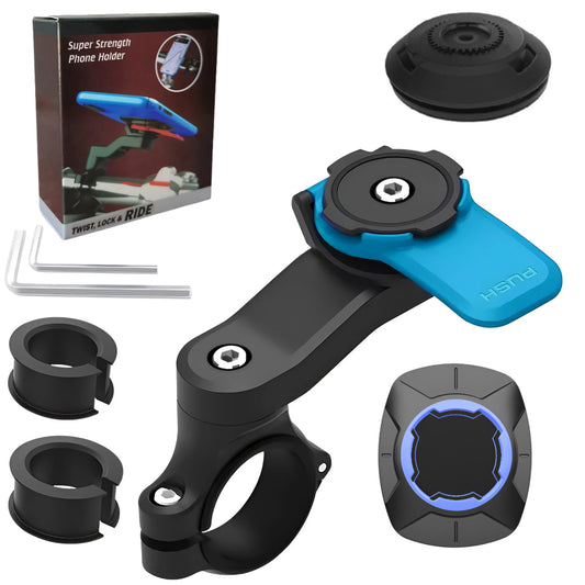 Anti-Shake Phone Mount — Quick-Release Bike Holder