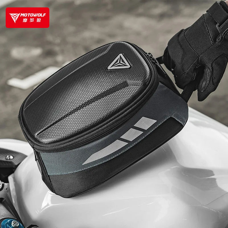 Retro Magnetic Fuel Tank Bag 4.5L — Waterproof Racing