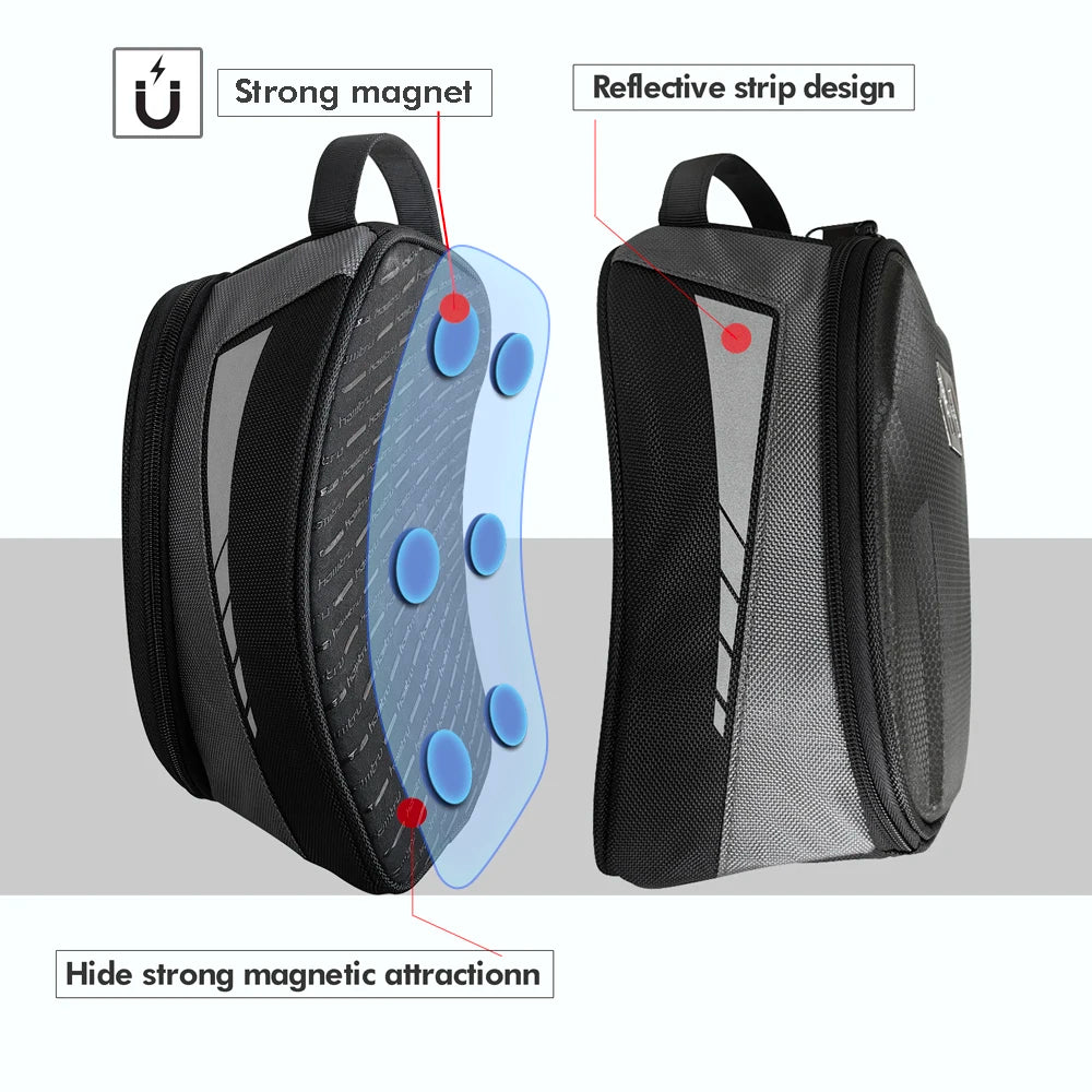 Magnetic Tank Bag 4.5L — Compact Hard Shell, EVA Dome