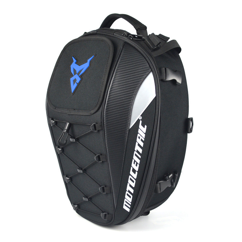 Motorcycle Tail Bag — Large Capacity, Rear Helmet Bag