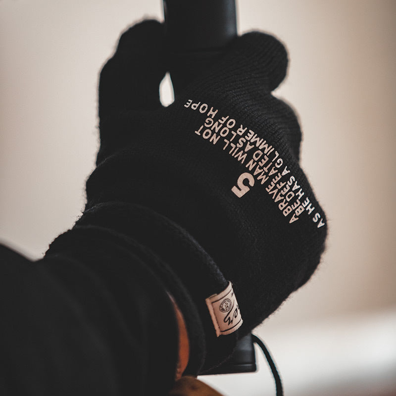 Retro Riding Gloves — Warm, Wear-Resistant Winter Pair