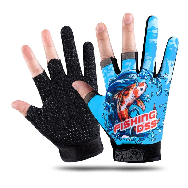 Sun-Protection Cycling Gloves — Windproof, Fishing & Riding