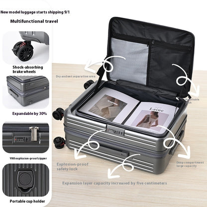 3-Piece Suitcase Set — Side-Opening, Expandable, YKK